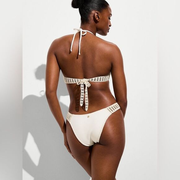 NWOT Victoria's Secret Archives Crochet Scuba Cheeky Monokini One-Piece Swimsuit - Picture 5 of 5